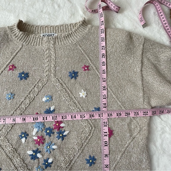 Vintage Floral Sweater - Picture 6 of 6
